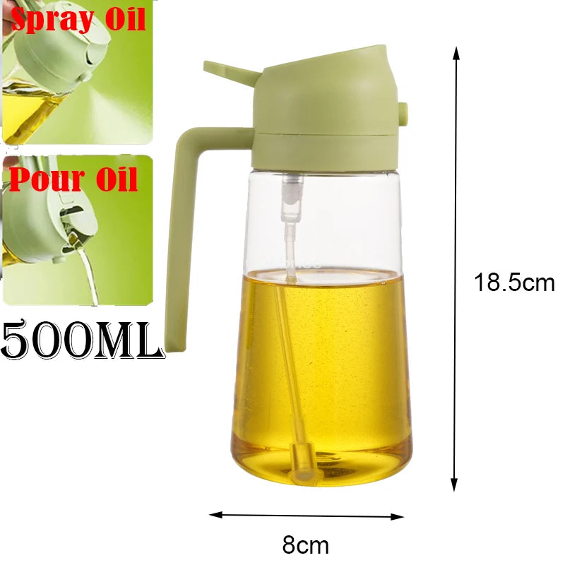 Dispensing Sprayer 2 in 1 Olive Oil and Oil Spray 500ml com Free shipping