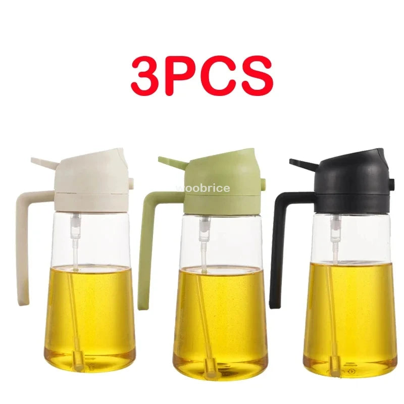 Dispensing Sprayer 2 in 1 Olive Oil and Oil Spray 500ml com Free shipping