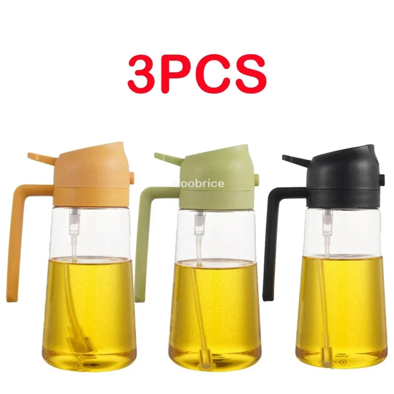 Dispensing Sprayer 2 in 1 Olive Oil and Oil Spray 500ml com Free shipping