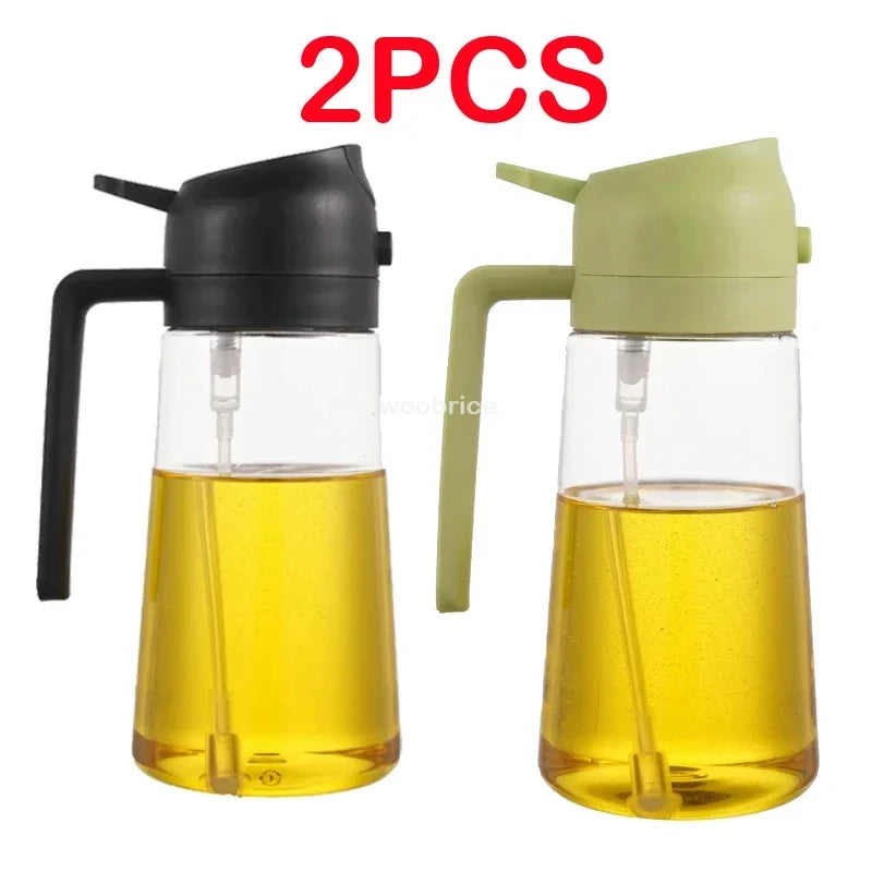 Dispensing Sprayer 2 in 1 Olive Oil and Oil Spray 500ml com Free shipping